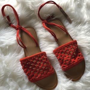 ASOS Woven Leather Sandals